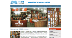 Desktop Screenshot of cimfrlibrary.org