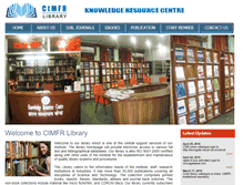 Tablet Screenshot of cimfrlibrary.org